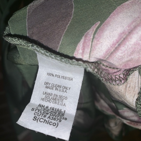 Fit and Flare Olive Green Feather Dress - Picture 5 of 5